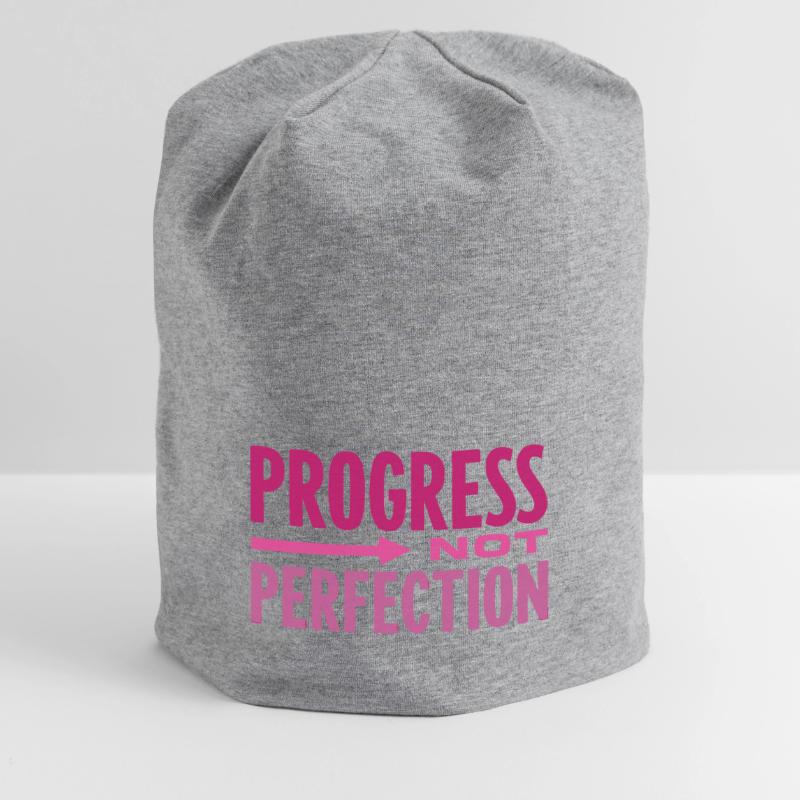 Le progrès, pas la perfection Le progrès compte Bonnet en jersey
