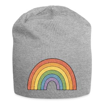 TINY ACTIVISTS | Rainbow - Jersey Beanie - heather grey - Front
