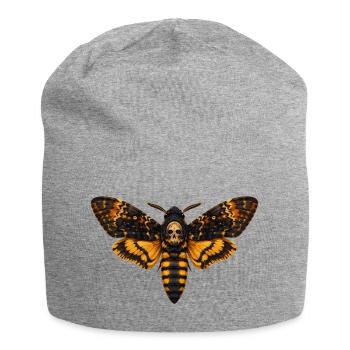 Death's head Hawkmoth Acherontia atropos - Jersey Beanie - heather grey - Front