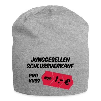 Bachelor Sale - Jersey Beanie - heather grey - Front