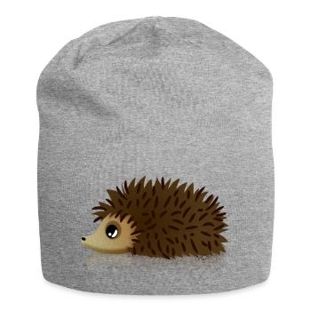 Hérisson - Bonnet en jersey - gris chiné - Devant