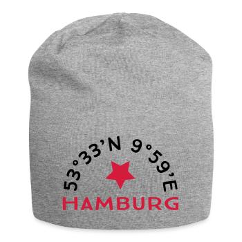 Hambourg - Bonnet en jersey - gris chiné - Devant