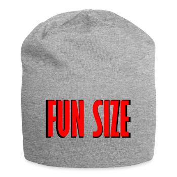 taille amusante - Bonnet en jersey - gris chiné - Devant