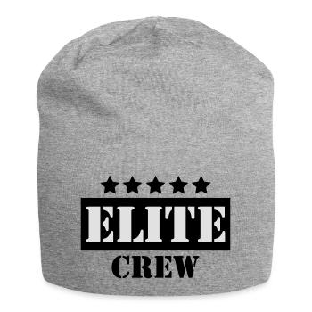 Elite crew - Bonnet en jersey - gris chiné - Devant