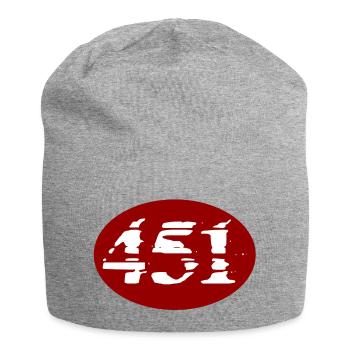 451.png - Jersey-Beanie - Grau meliert - Vorne