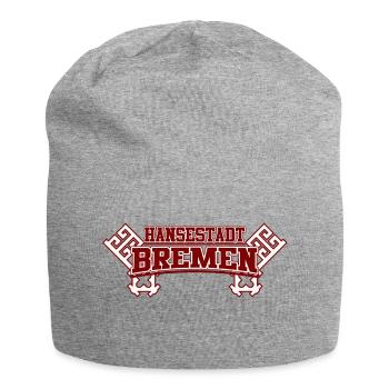 Hansestadt Bremen - Jersey-Beanie - Grau meliert - Vorne