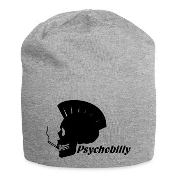 PSYCHOBILLY,ROCK,GUITAR,FLATTOP,PLAT,guitare,musiq - Bonnet en jersey - gris chiné - Devant