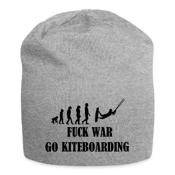 Kiteboard,Kiteboarder,Kiteboarding,Mer,Conseil - Bonnet en jersey - gris chiné - Devant