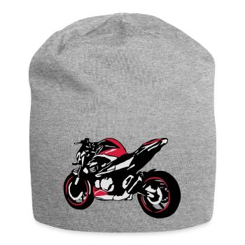 Nu moto Bike - Bonnet en jersey - gris chiné - Devant