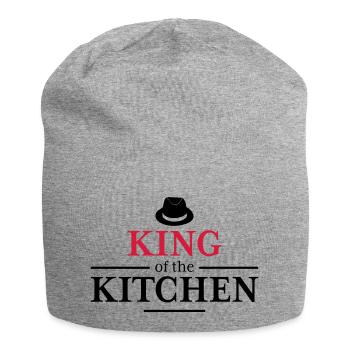 King of the Kitchen - Jersey-Beanie - Grau meliert - Vorne