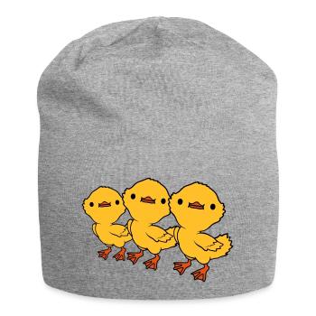 3 Équipe d’amis des canetons - Bonnet en jersey - gris chiné - Devant