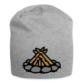 Feu de camp sans feu Camping - Bonnet en jersey - gris chiné - Devant