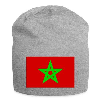 Maroc - Bonnet en jersey - gris chiné - Devant