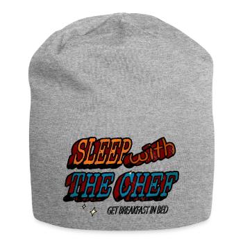 statement pirate chef cool chef curry chef puns - Jersey-Beanie - Grau meliert - Vorne