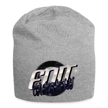 Cups Statement Birthday Book Author Bday Write - Jersey Beanie - heather grey - Front