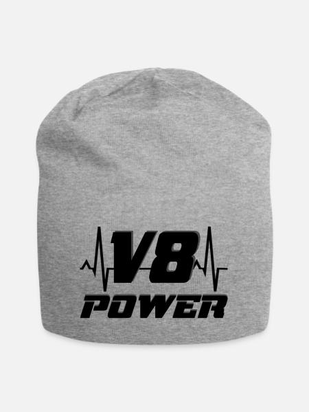 Puissance V8 - Bonnet en jersey - gris chiné