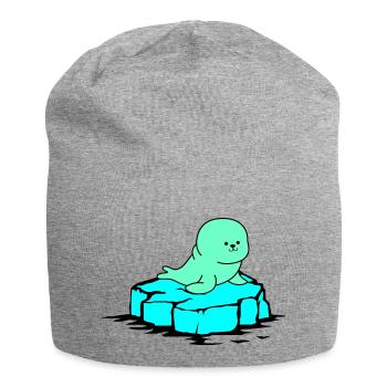 robbe eisscholle - Jersey-Beanie - Grau meliert - Vorne