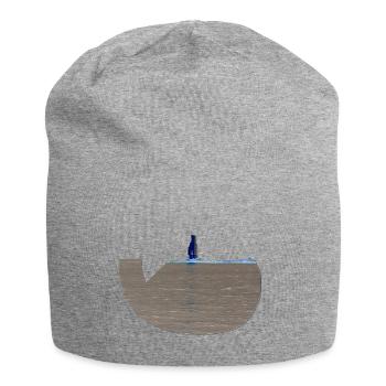 Was_Wal - Jersey-Beanie - Grau meliert - Vorne