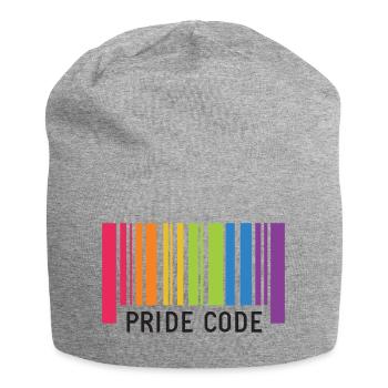 Mois de la fierté LGBT - Code de la fierté - Bonnet en jersey - gris chiné - Devant