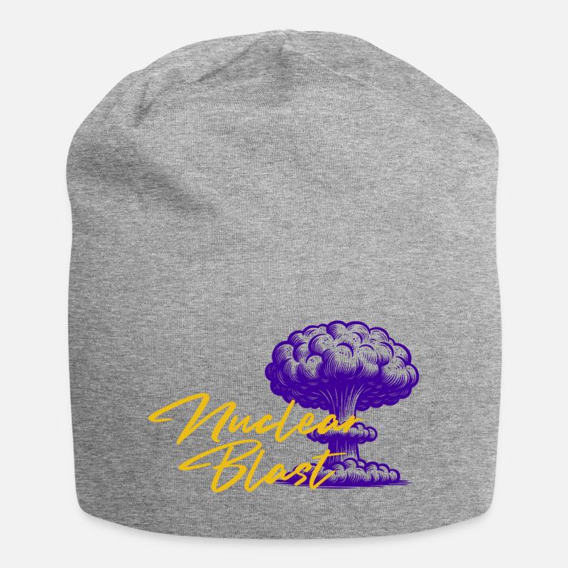 Nukleare Explosion - Jersey-Beanie - Grau meliert