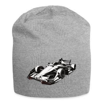 Motorsport Formel Design - Jersey-Beanie - Grau meliert - Vorne