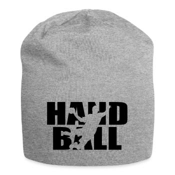 Classic Handball Design – Team Spirit & Power - Jersey Beanie - heather grey - Front