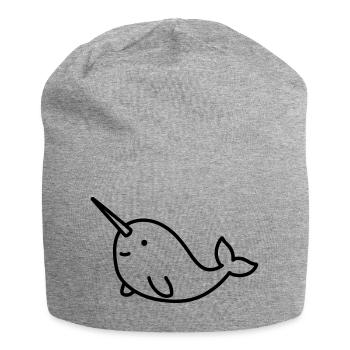 Narval - Bonnet en jersey - gris chiné - Devant