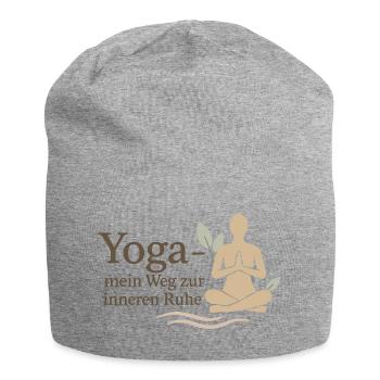 Yoga Weg Zur Inneren Ruhe - Jersey-Beanie - Grau meliert - Vorne