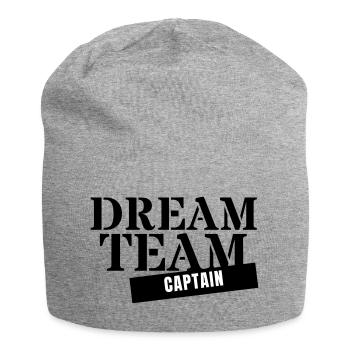 Capitaine de l’équipe de rêve - Capitaine, entraîneur, meilleur groupe - Bonnet en jersey - gris chiné - Devant