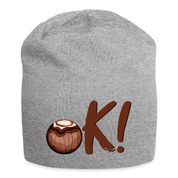OK Summer Coconut - Jersey Beanie - heather grey - Front