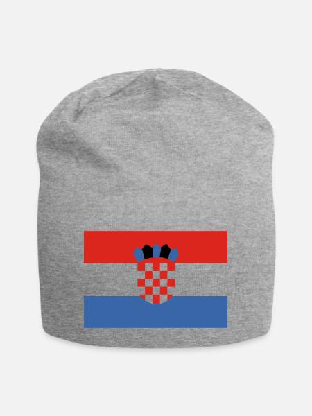 croatia - Jersey Beanie - heather grey
