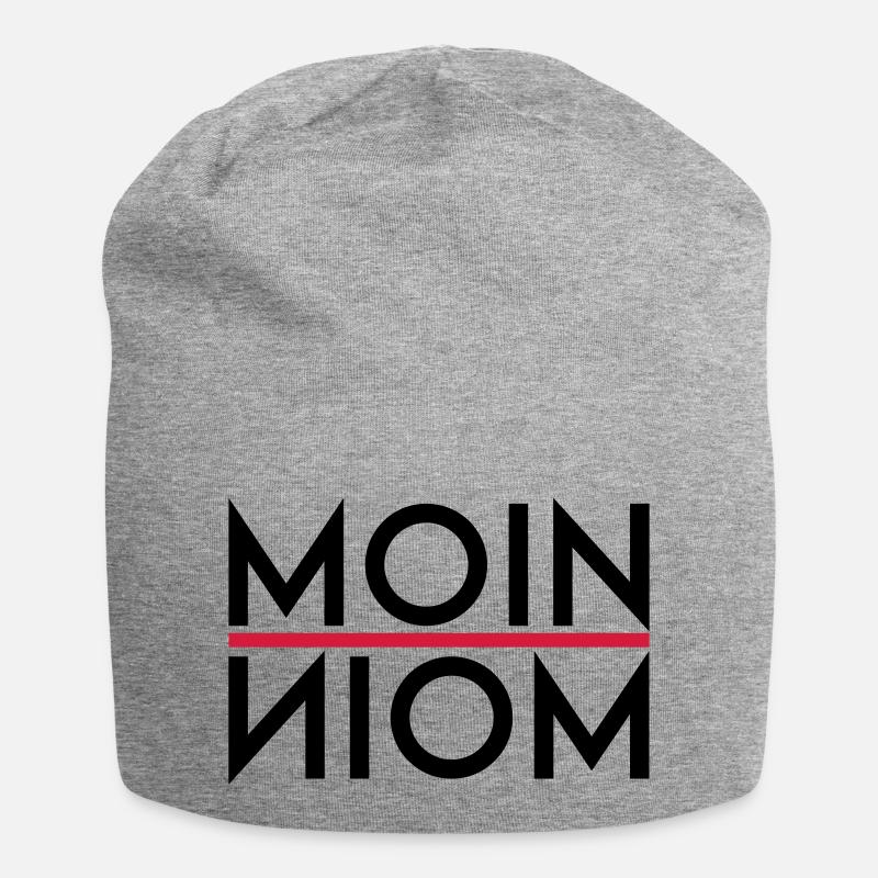 Moin Moin - Jersey-Beanie - Grau meliert