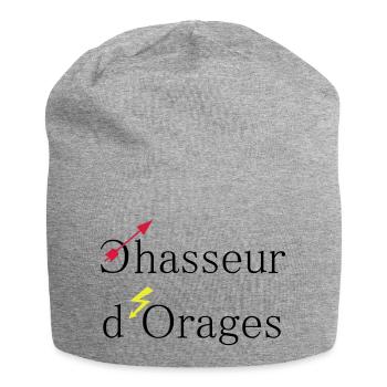 chasseur d'orages - Bonnet en jersey - gris chiné - Devant