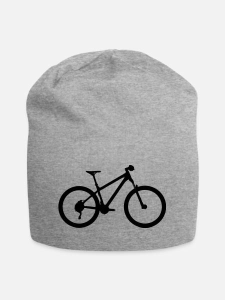 Fahrrad - Jersey-Beanie - Grau meliert