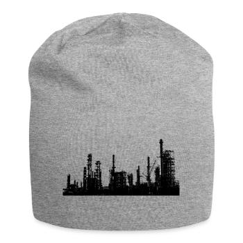 Öl Raffinerie Industrie - Jersey-Beanie - Grau meliert - Vorne