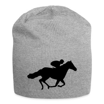Race Horse - Jersey Beanie - heather grey - Front