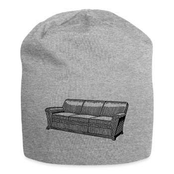 sofa couch chair table chair table lamp lamp lamp benc - Jersey Beanie - heather grey - Front