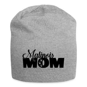 races malinois maman Hundemama orthographier plaisir - Bonnet en jersey - gris chiné - Devant