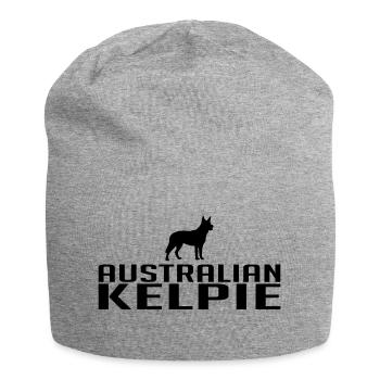 AUSTRALIAN KELPIE dog - Jersey Beanie - heather grey - Front