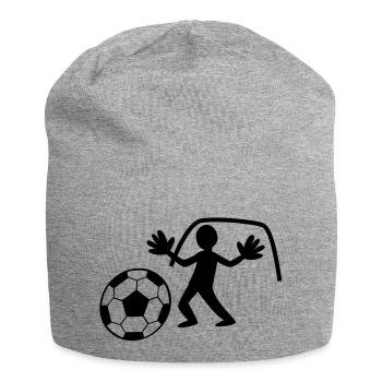 GOALIE mit Handschuhen die Rettung der Ball - Jersey-Beanie - Grau meliert - Vorne