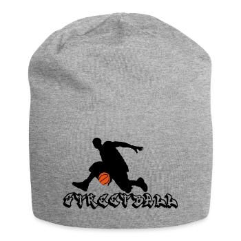 basketball_2 - Bonnet en jersey - gris chiné - Devant