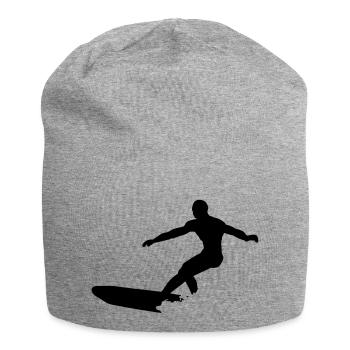 surf longboard - Bonnet en jersey - gris chiné - Devant