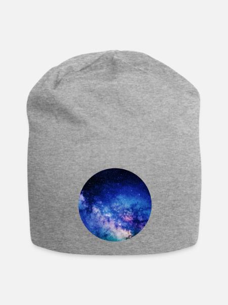 Kosmos - Jersey-Beanie - Grau meliert
