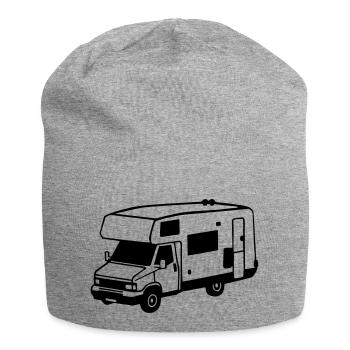 camping car motor home - Jersey Beanie - heather grey - Front