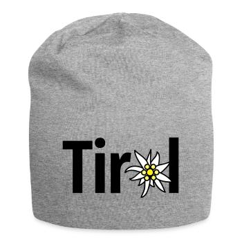Tirol - Jersey-Beanie - Grau meliert - Vorne