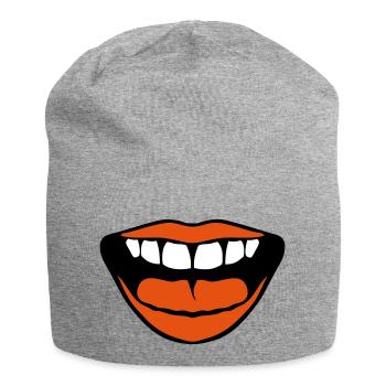 Mund vernas - Jersey-Beanie - Grau meliert - Vorne