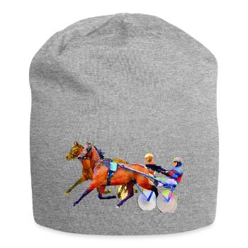 trotteur - Bonnet en jersey - gris chiné - Devant
