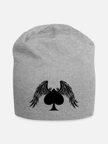 Spaten - Jersey-Beanie - Grau meliert