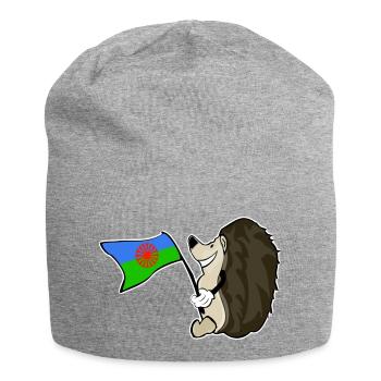 NIGLO SAINTES MARIES - Bonnet en jersey - gris chiné - Devant