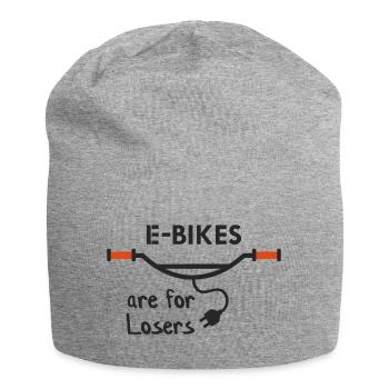 Les vélos électriques sont pour les perdants - Bonnet en jersey - gris chiné - Devant